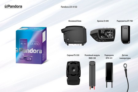 Комплектация Pandora UX 4150